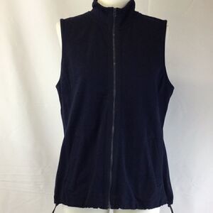 Talbots Navy Blue Cotton Vest